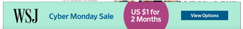Wall Street Journal limited time offer