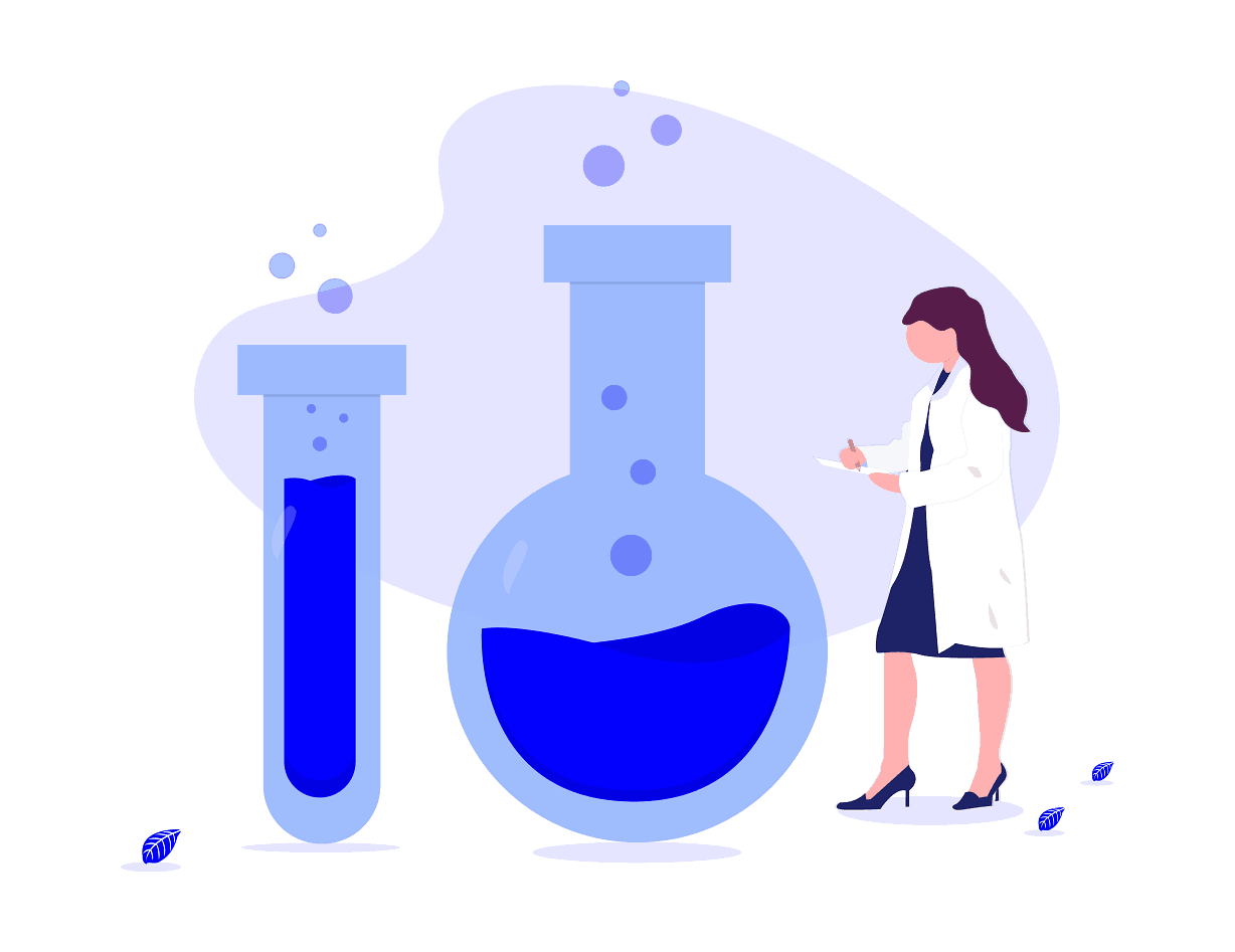 Science and testing illustration
